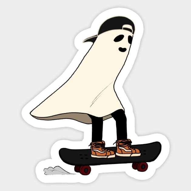 Sk8r Boi Sticker by Christian Carroll